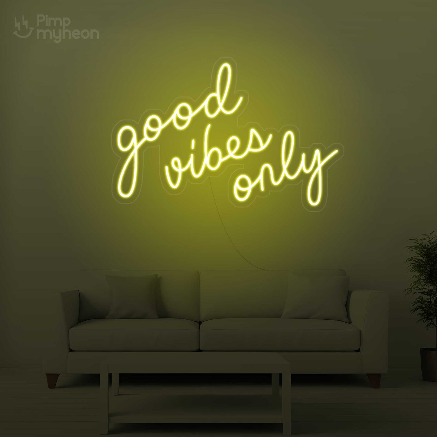 Good Vibes Only - Néon LED Inspirant