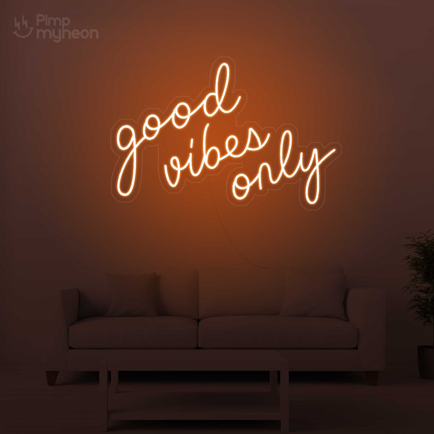 Good Vibes Only - Néon LED Inspirant