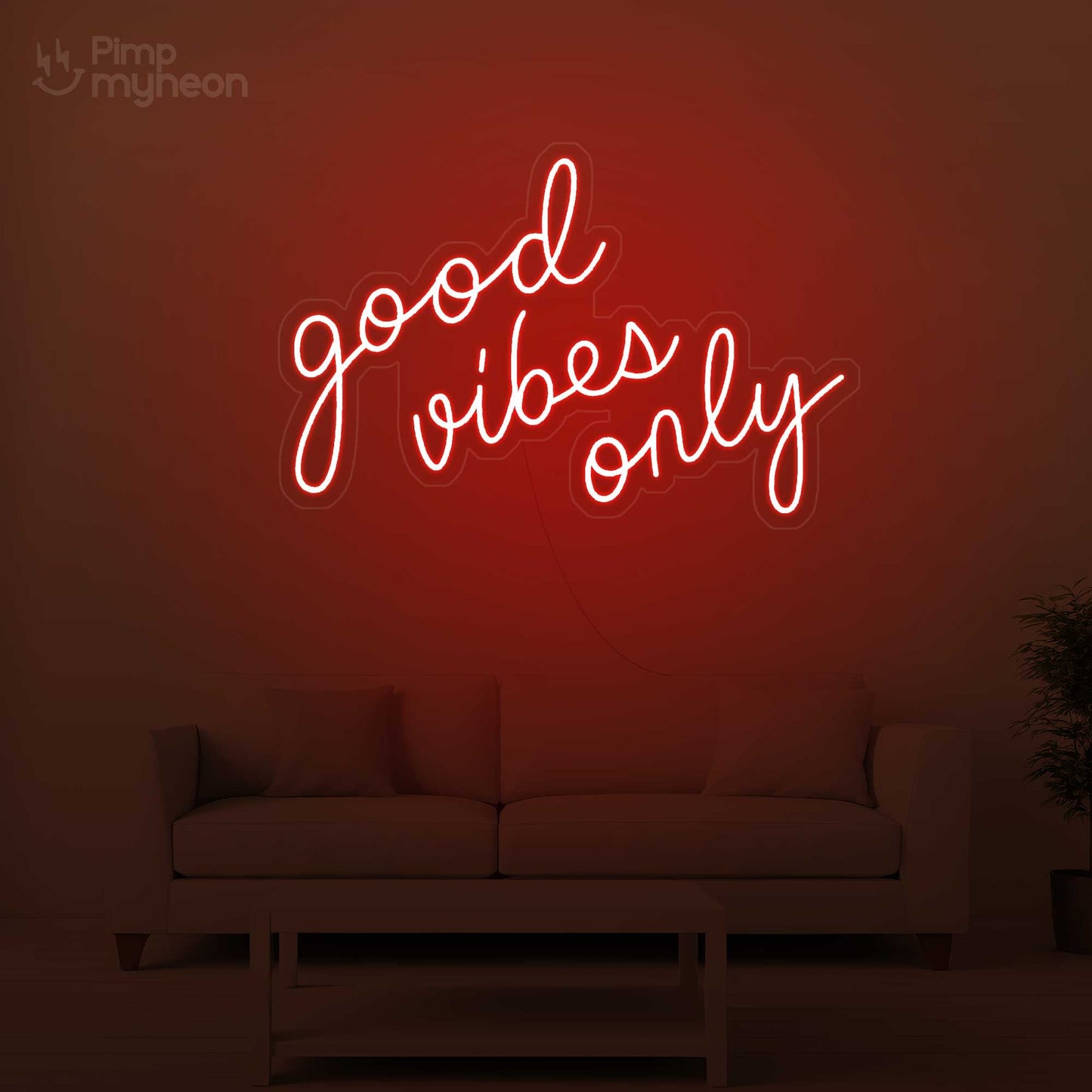 Good Vibes Only - Néon LED Inspirant