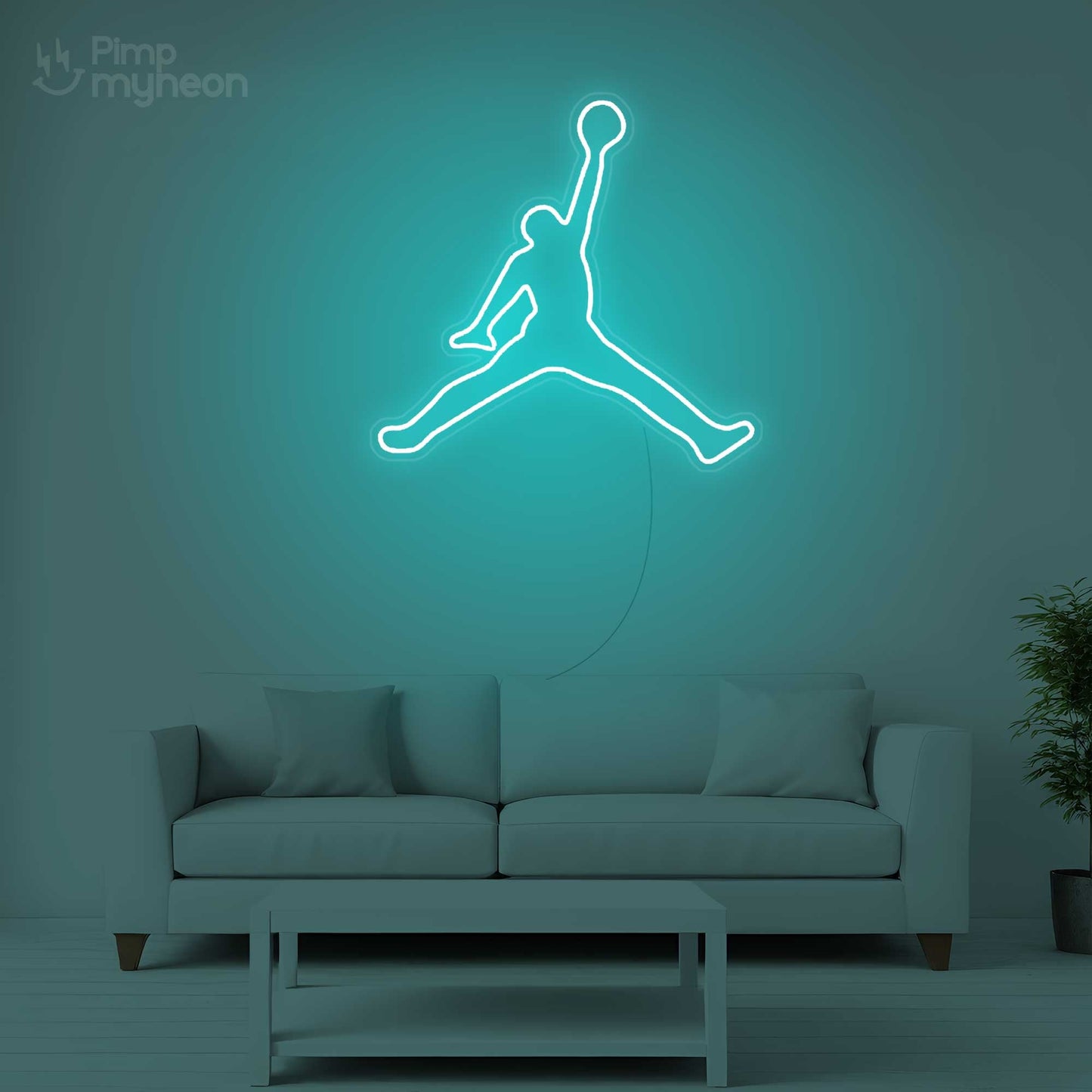 Neon Jordan - L'Éclairage Iconique pour les Passionnés de Basketball