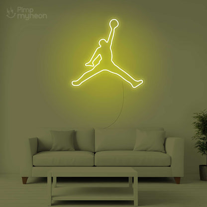 Neon Jordan - L'Éclairage Iconique pour les Passionnés de Basketball