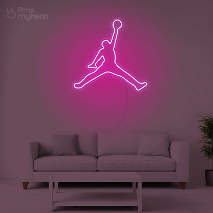 Neon Jordan - L'Éclairage Iconique pour les Passionnés de Basketball