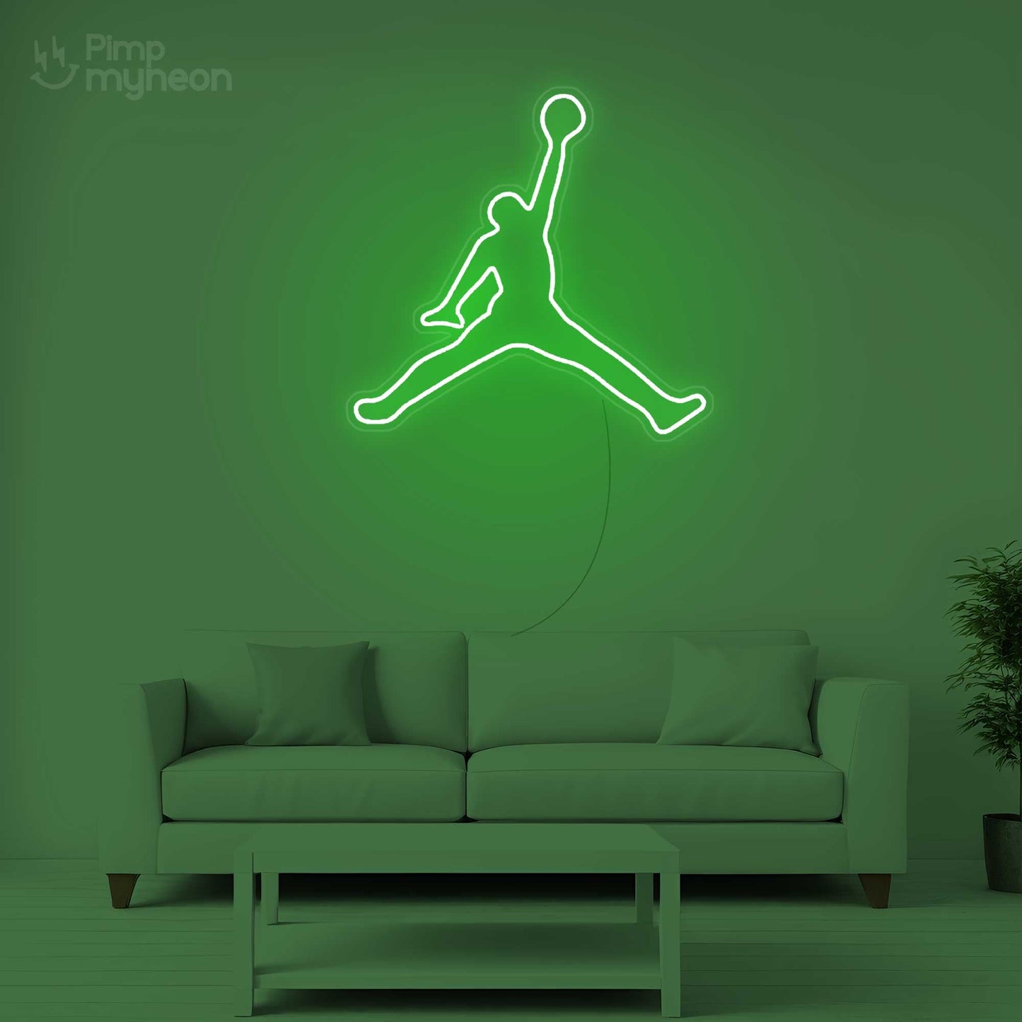 Neon Jordan - L'Éclairage Iconique pour les Passionnés de Basketball