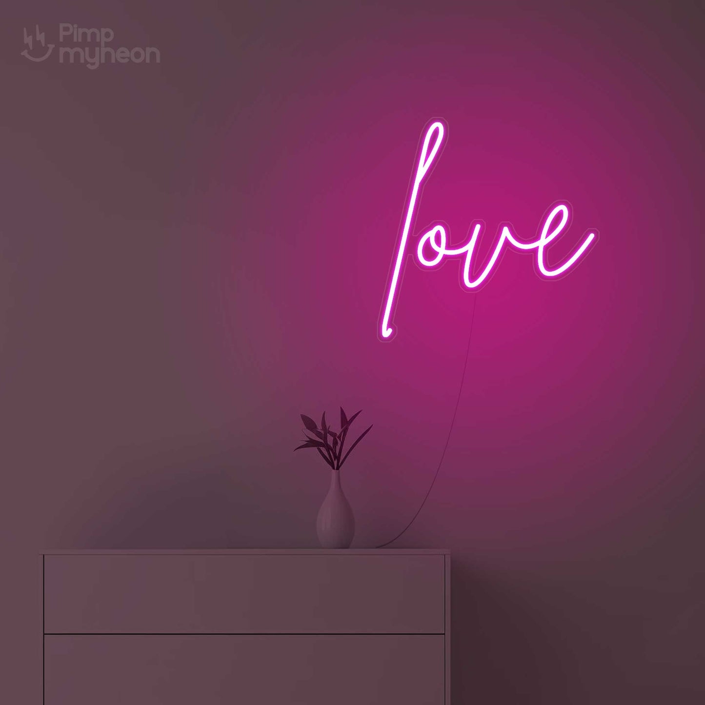 Neon Love - Éclairage décoratif romantique