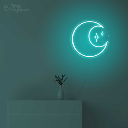 Lumière Mystique Néon Lune de PimpMyNeon