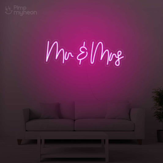 Neon Mariage - Lueur Romantique pour Célébrer l'Amour