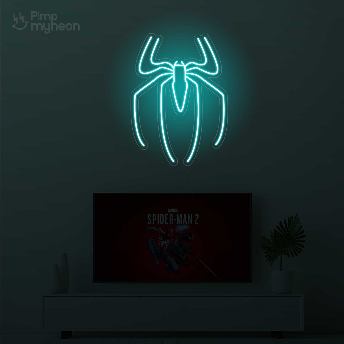 Neon Spiderman : Éclat Héroïque pour Transformer Votre Espace