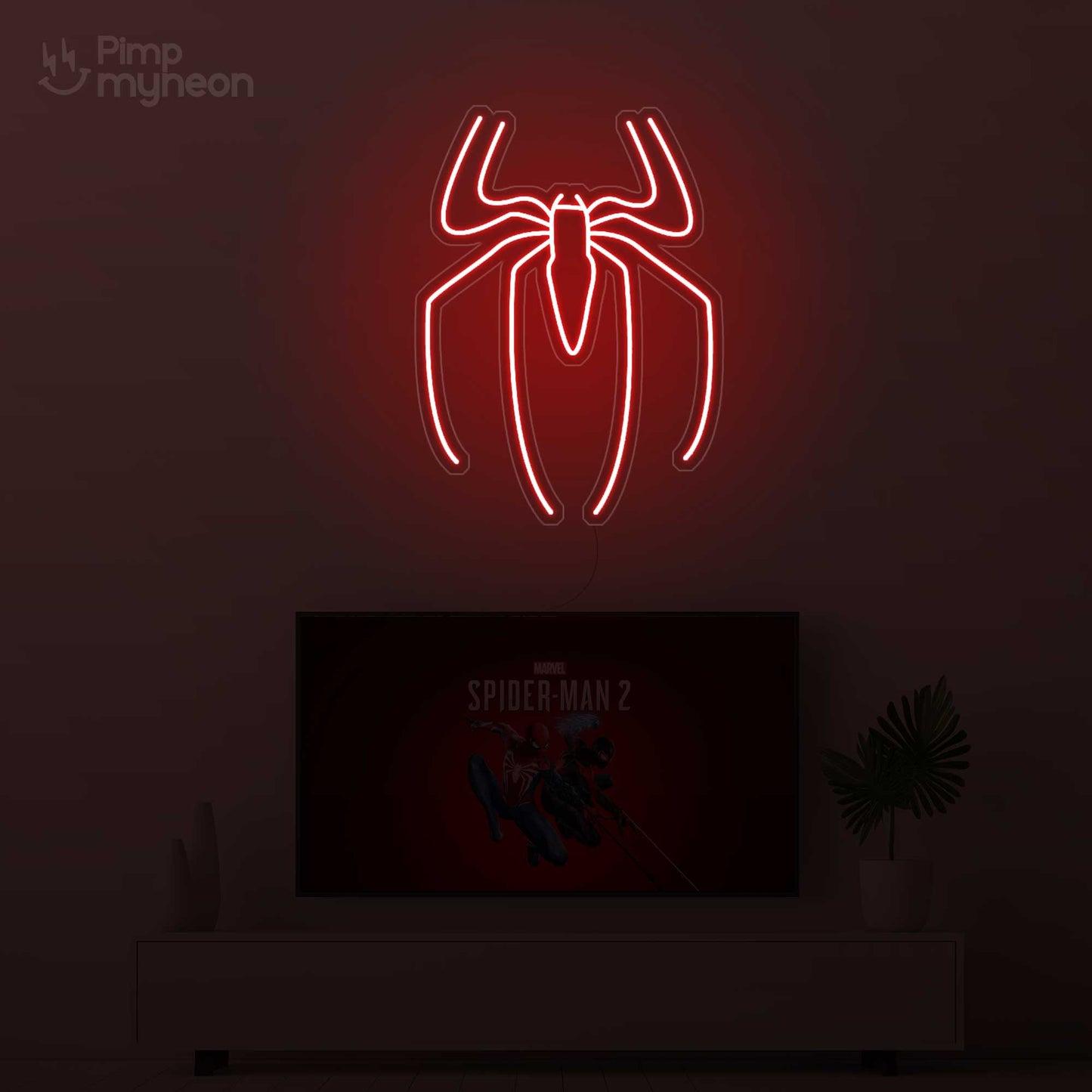 Neon Spiderman : Éclat Héroïque pour Transformer Votre Espace