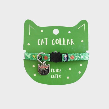 Arty Cat -halsband med medalj - Frida Catlo 🎨