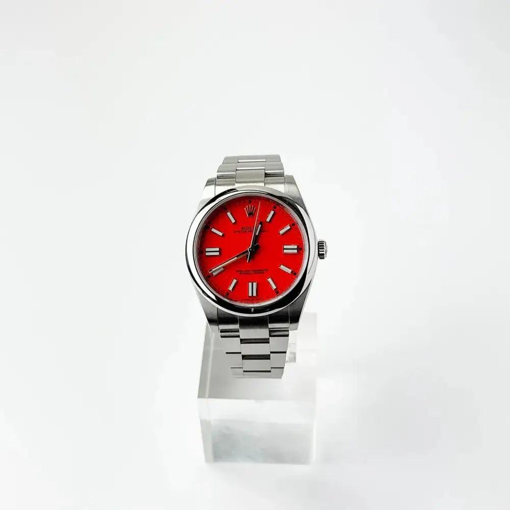 Oyster Perpetual 41 Coral Red - Passeport Cases