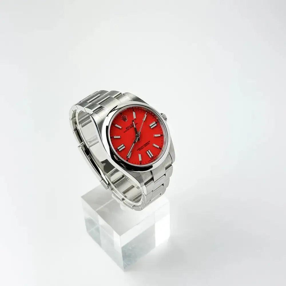 Oyster Perpetual 41 Coral Red - Passeport Cases