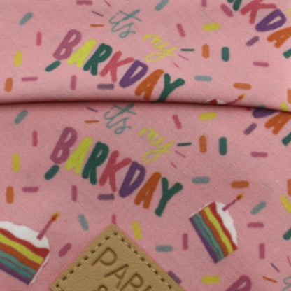 Cotton Pink Birthday Bandana - Pablo & Co 🎂