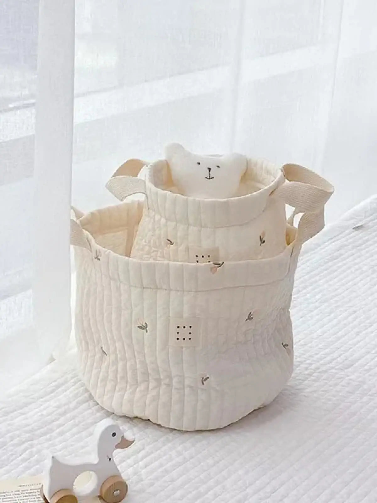 Layer storage basket