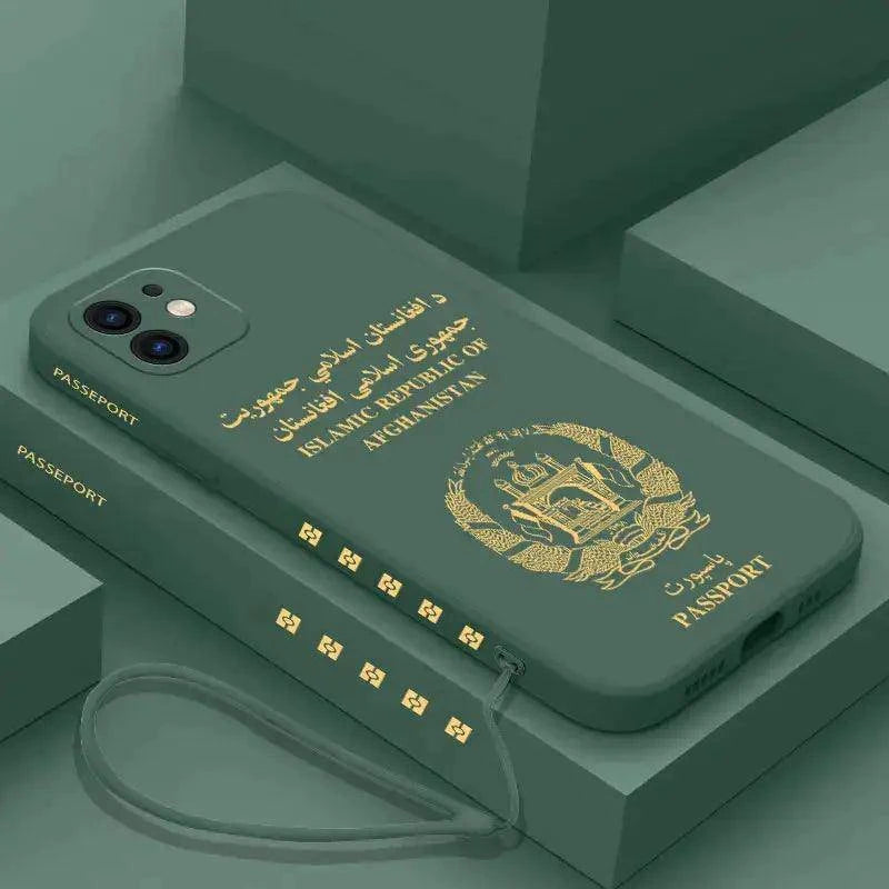 Coque de téléphone style Passeport Afghan - Passeport Cases