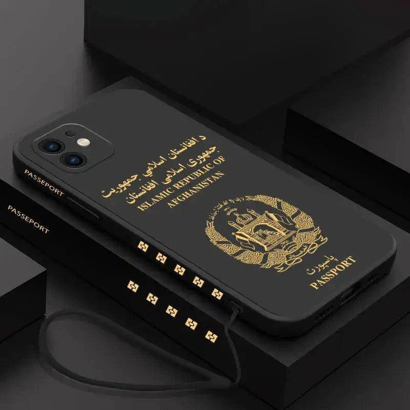 Coque de téléphone style Passeport Afghan - Passeport Cases