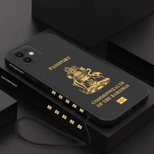 Coque de téléphone inspirée du passeport des Bahamas - Passeport Cases