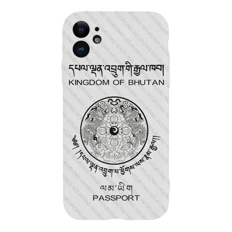 Passeport Bhoutanais (Iphone) - Passeport Cases