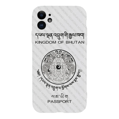 Passeport Bhoutanais (Iphone) - Passeport Cases