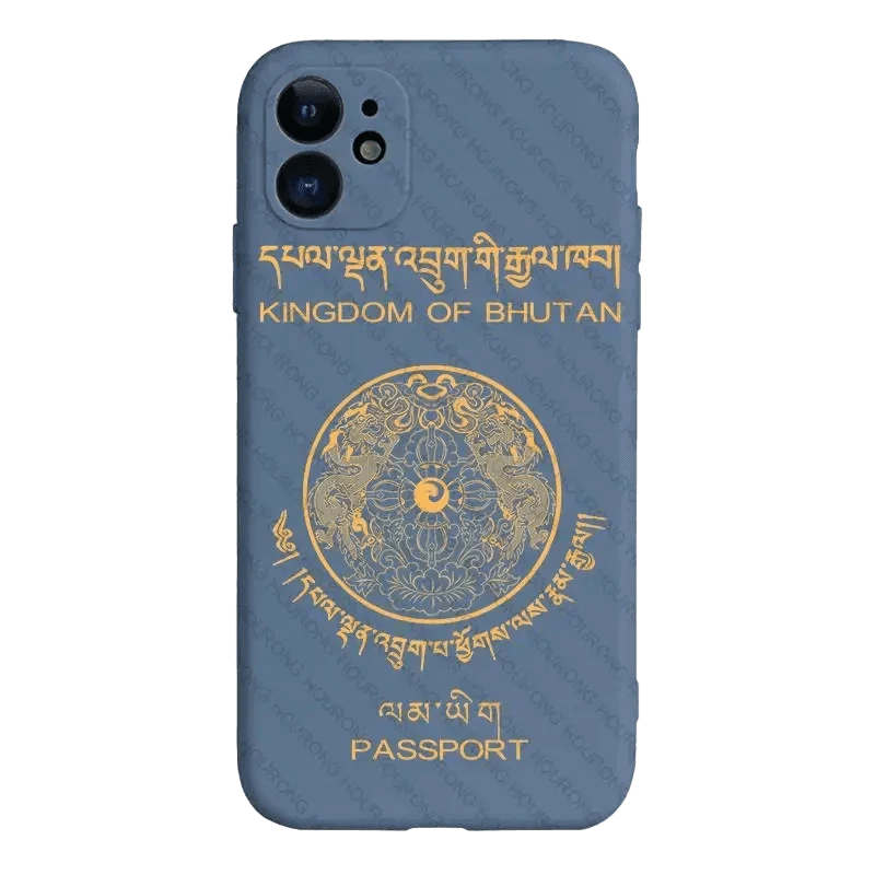 Passeport Bhoutanais (Iphone) - Passeport Cases