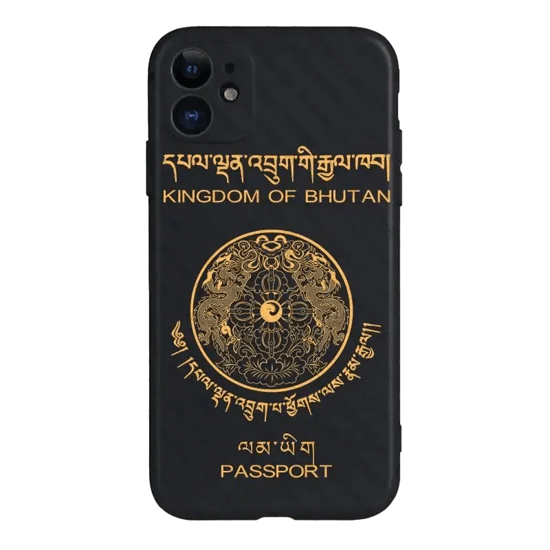 Passeport Bhoutanais (Iphone) - Passeport Cases