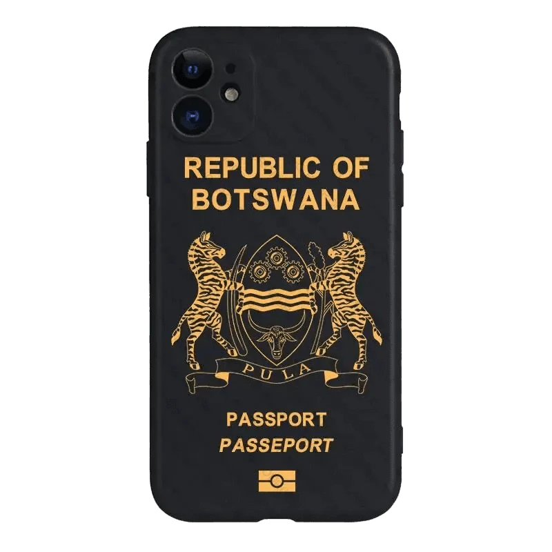 Coque de Téléphone Style Passeport Botswanais - Passeport Cases