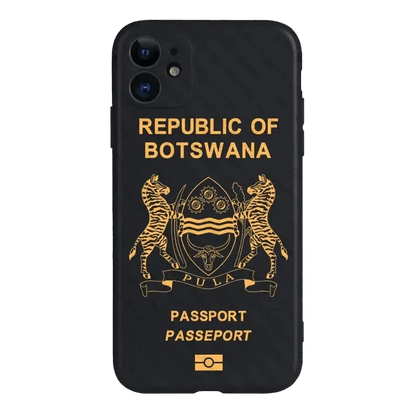 Coque de Téléphone Style Passeport Botswanais - Passeport Cases