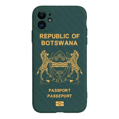 Coque de Téléphone Style Passeport Botswanais - Passeport Cases