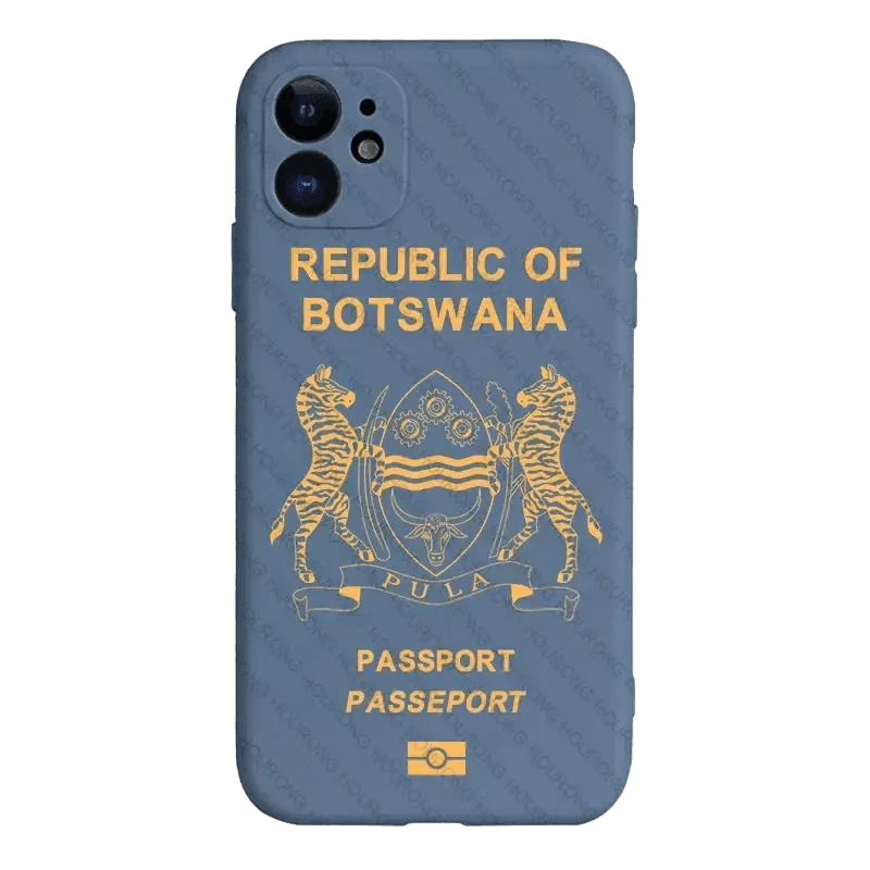 Coque de Téléphone Style Passeport Botswanais - Passeport Cases