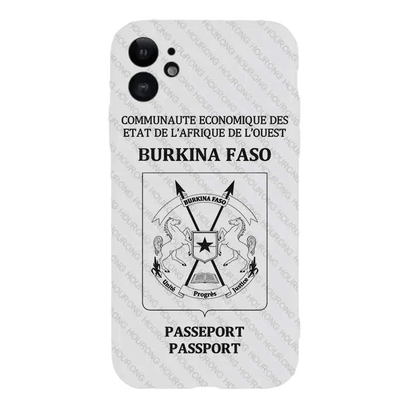 Coque de Téléphone Style Passeport Burkinabé - Passeport Cases