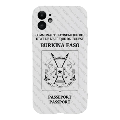 Coque de Téléphone Style Passeport Burkinabé - Passeport Cases