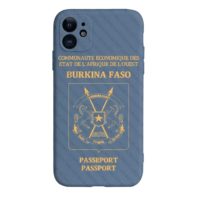 Coque de Téléphone Style Passeport Burkinabé - Passeport Cases