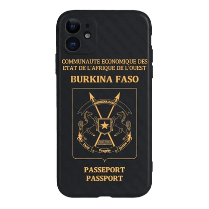 Coque de Téléphone Style Passeport Burkinabé - Passeport Cases