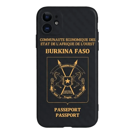 Coque de Téléphone Style Passeport Burkinabé - Passeport Cases