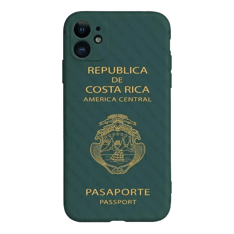 Coque de téléphone inspirée du passeport costaricien - Passeport Cases