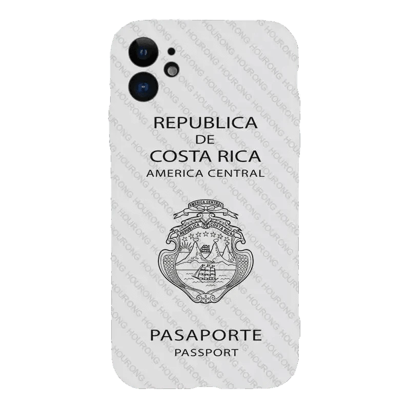 Coque de téléphone inspirée du passeport costaricien - Passeport Cases