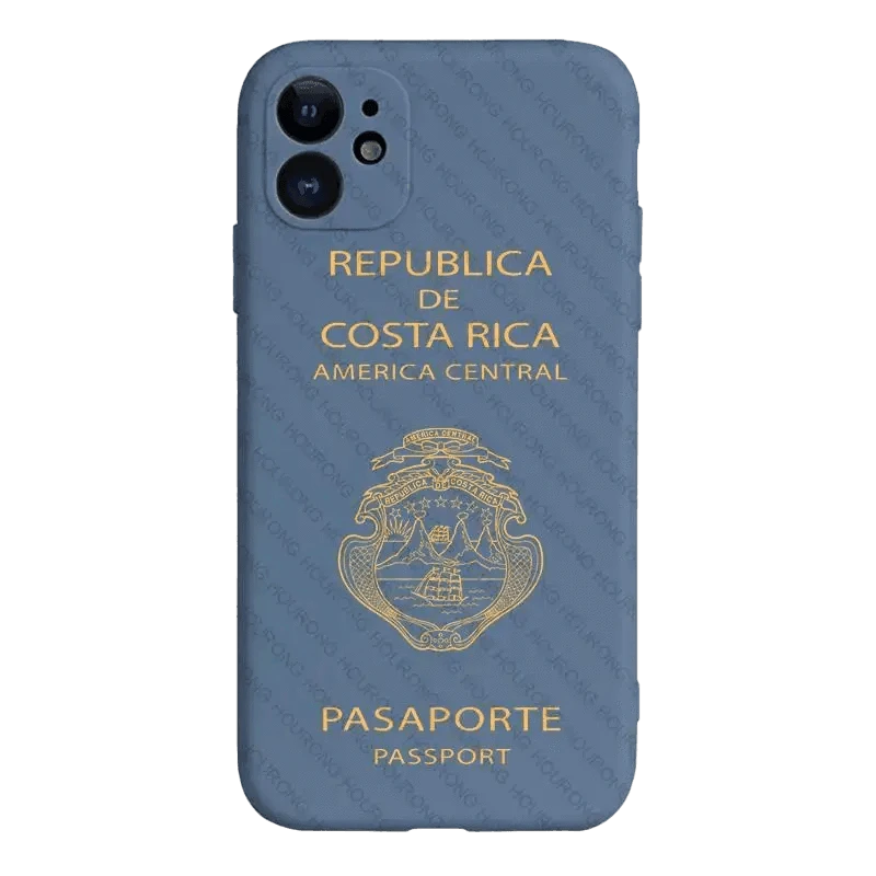 Coque de téléphone inspirée du passeport costaricien - Passeport Cases