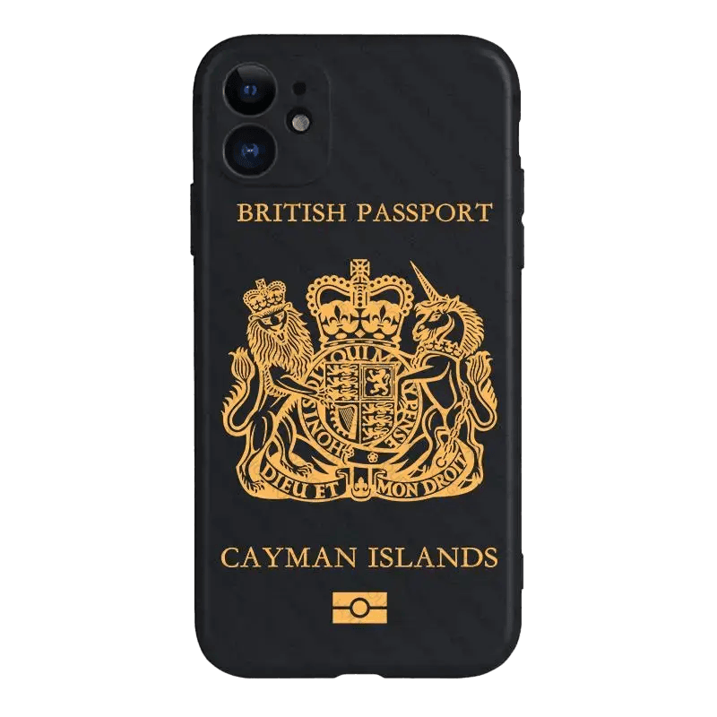 Coque de Téléphone Passeport Îles Caïmans - Passeport Cases