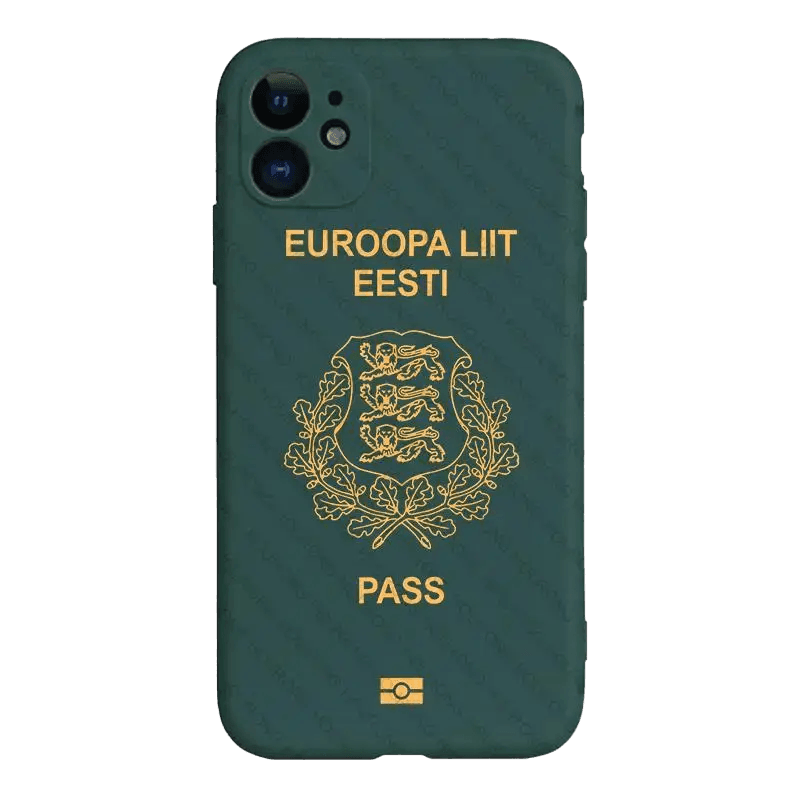 Coque de Téléphone Style Passeport Estonien - Passeport Cases