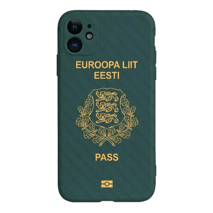 Coque de Téléphone Style Passeport Estonien - Passeport Cases