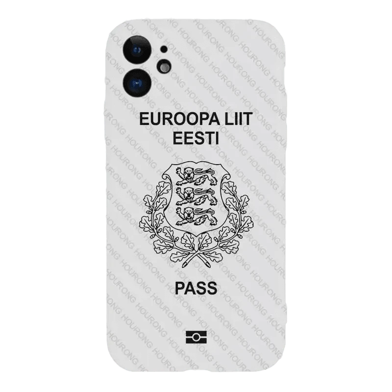 Coque de Téléphone Style Passeport Estonien - Passeport Cases