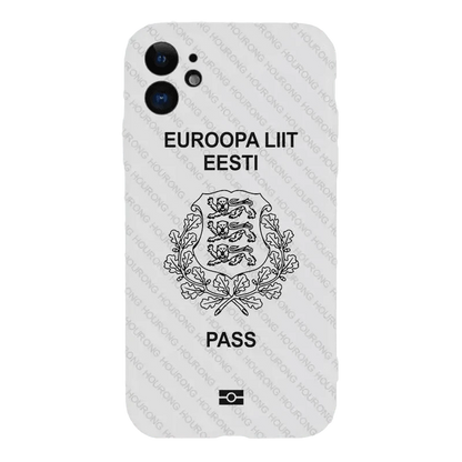 Coque de Téléphone Style Passeport Estonien - Passeport Cases