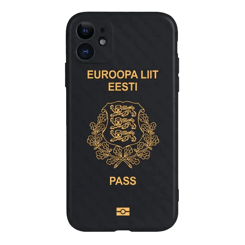 Coque de Téléphone Style Passeport Estonien - Passeport Cases