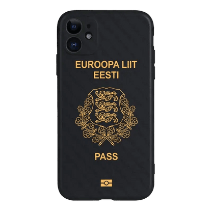 Coque de Téléphone Style Passeport Estonien - Passeport Cases