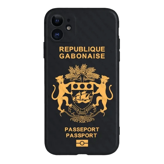 Coque de Téléphone Style Passeport du Gabon - Passeport Cases