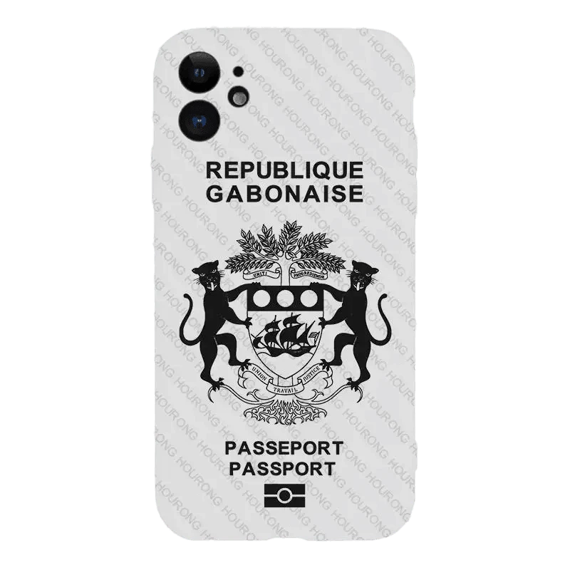 Coque de Téléphone Style Passeport du Gabon - Passeport Cases