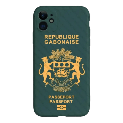 Coque de Téléphone Style Passeport du Gabon - Passeport Cases