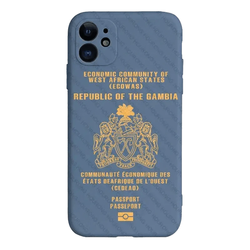 Passeport Gambien (Iphone) - Passeport Cases