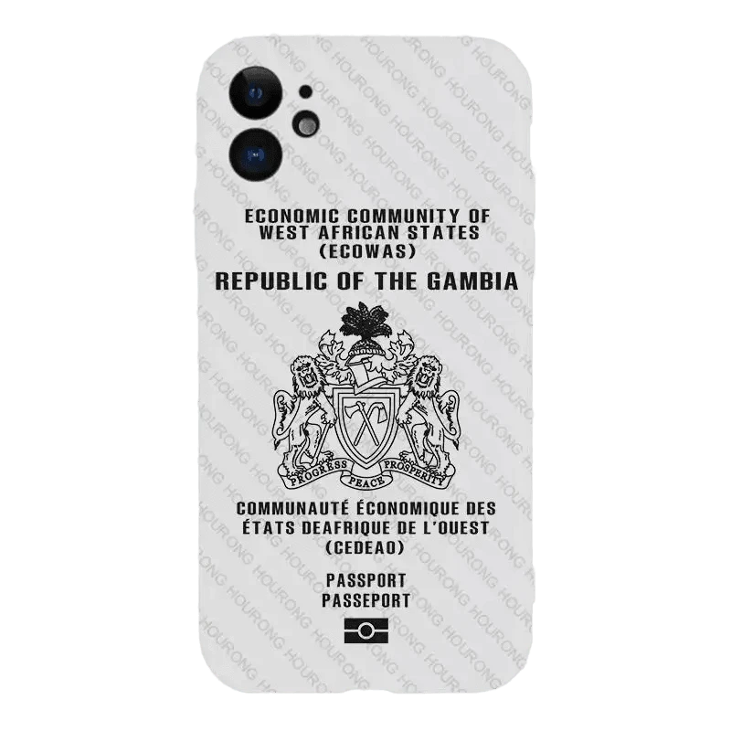 Coque de Téléphone Style Passeport de la Gambie - Passeport Cases