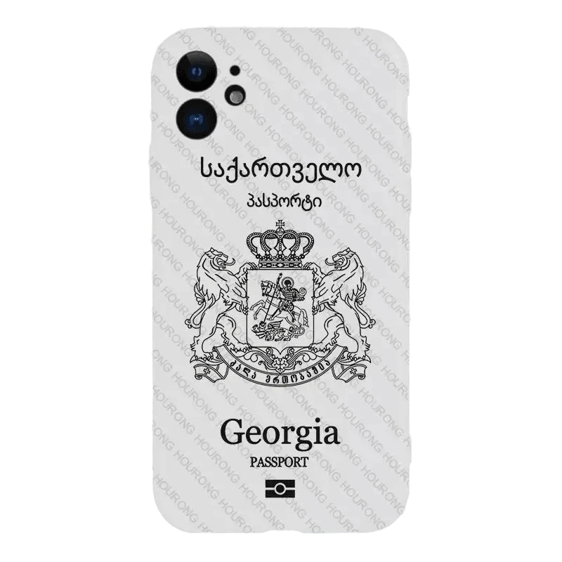 Coque de Téléphone Style Passeport de la Géorgie - Passeport Cases