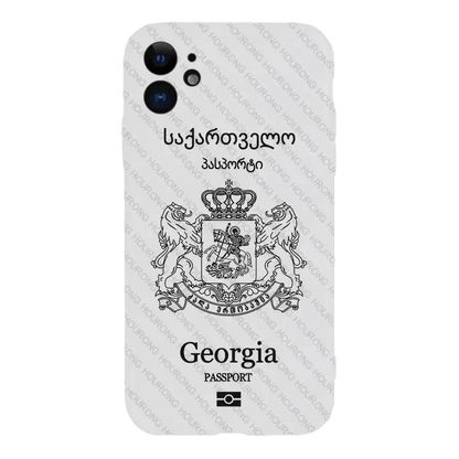 Coque de Téléphone Style Passeport de la Géorgie - Passeport Cases